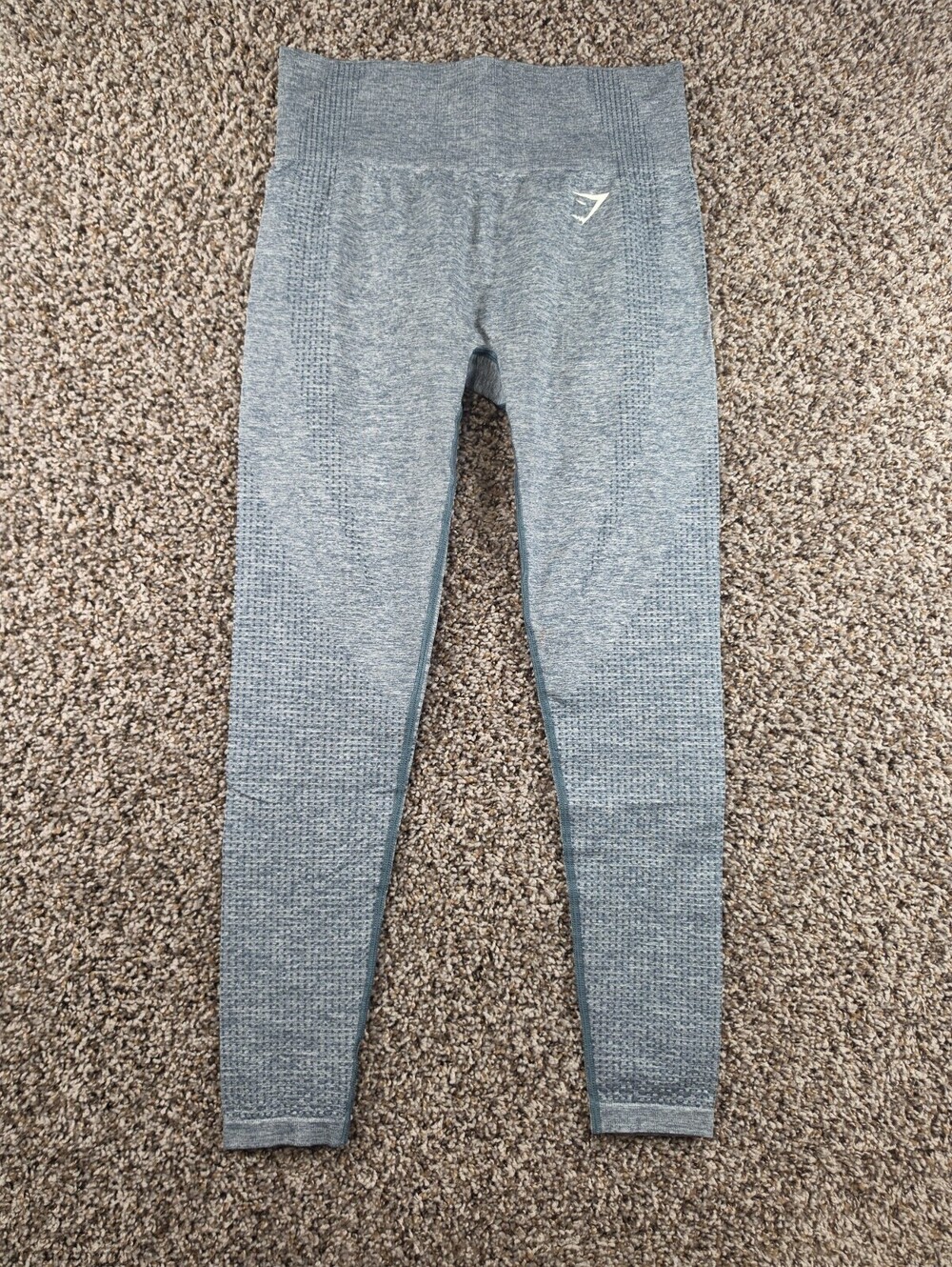 Gymshark Womens Sz S Vital Seamless Leggings in a grey marl colorway